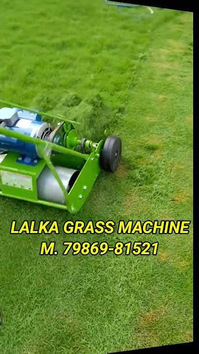 16 Electric Lawn Mower Grass Cutting Machine By Lalka Grass Machine Shorts Shortvideo