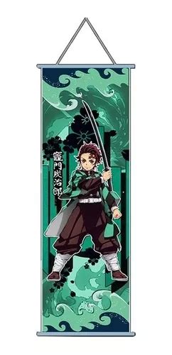 Pergamino Tela Demon Slayer Pared Cartel Kimetsu No Yaiba Cuotas Sin