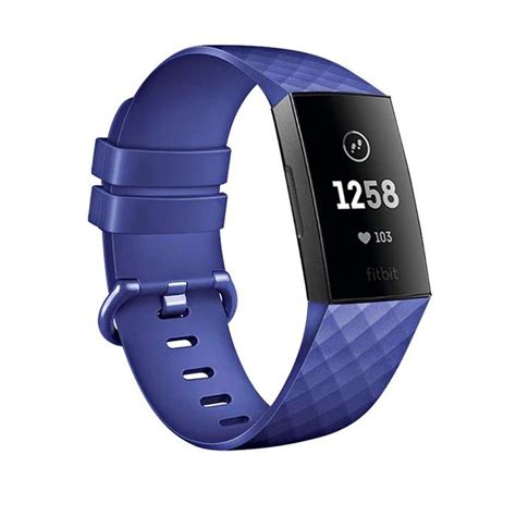 Opaska Pasek Bransoleta Smoothband Fitbit Charge Granatowy