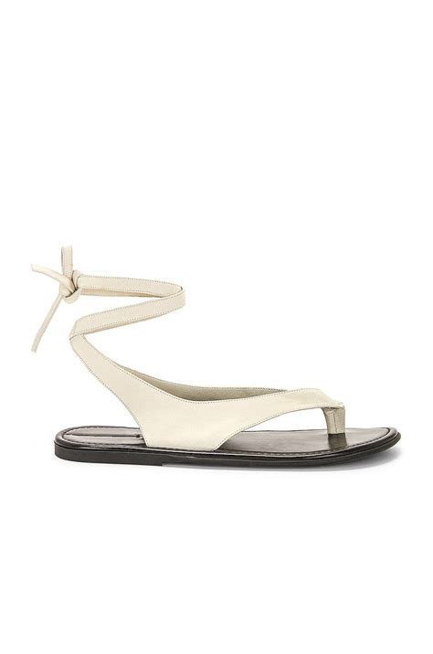 The Row Beach Sandal In Ghost Fwrd