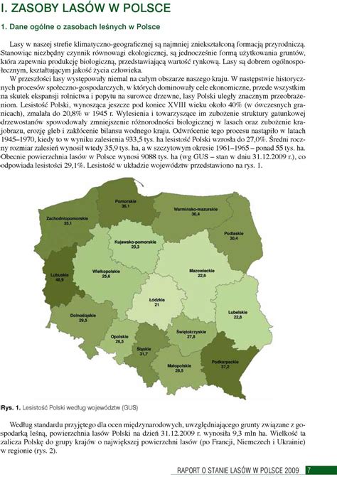 RAPORT O STANIE LASÓW W POLSCE PDF Darmowe pobieranie