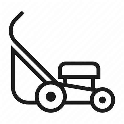 Garden Gardening Grass Lawn Lawnmower Icon Download On Iconfinder