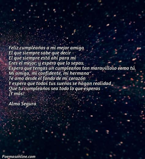 Poemas Para Mejor Amiga En Su Cumplea Os Poemas Online