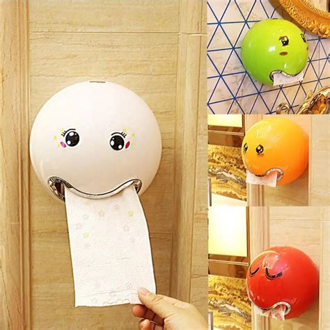 toilet paper holder box Ball Shaped Cute Bathroom Toilet ...