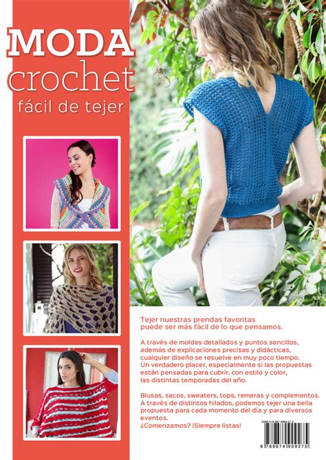 Libro Moda Crochet Facil De Tejer Tienda Arcadia