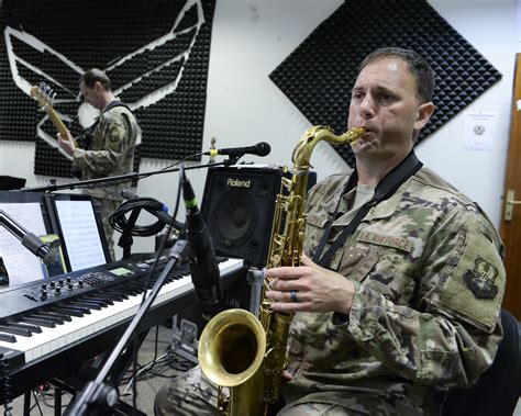 The Afcent Band Is Using Music To Touch Hearts And Soften Boundaries U S Air Forces Central