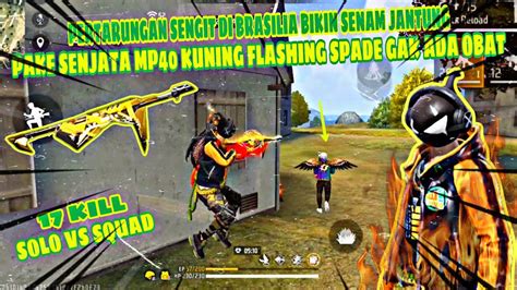 Solo Vs Squad Pertarungan Sengit Di Brasilia Pake Mp Kuning