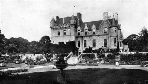 Tour Scotland Photographs: Old Photograph Udny Castle Scotland