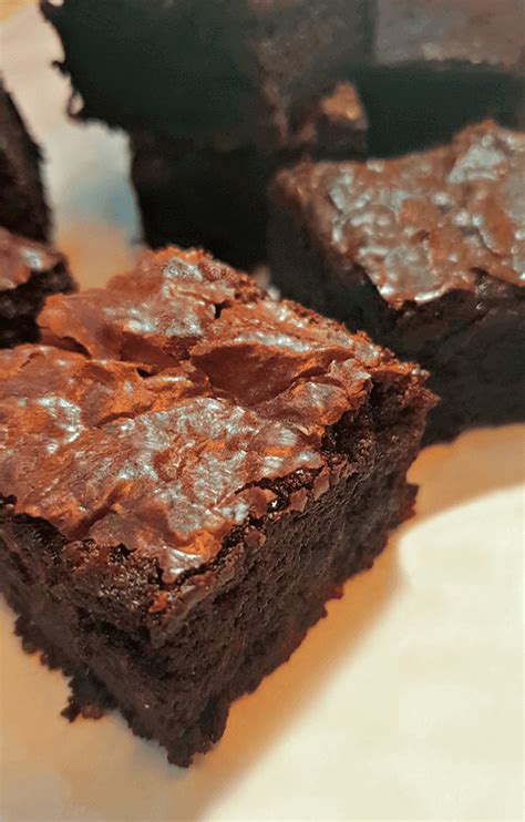 Savor Freshly Baked Dark Chocolate Fudge Brownie Ouac