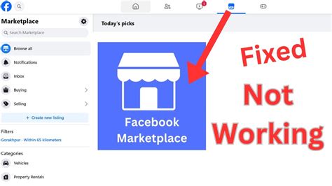 Facebook Marketplace Not Working Facebook Marketplace Not Loading