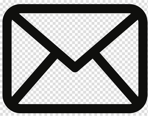 Black Email Icon Png