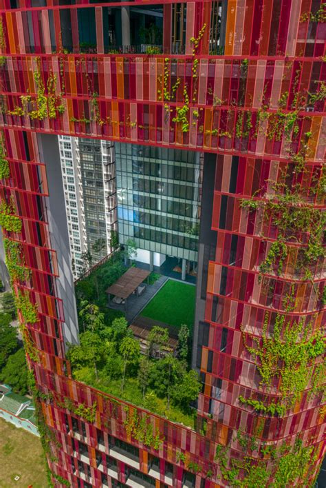 Woha Architects Living Green Tower In Downtown Singapore Green Building