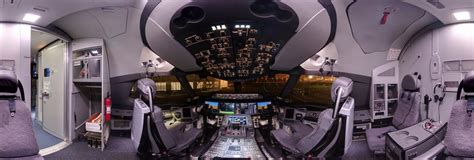 Boeing 787 Dreamliner Cockpit 360 Panorama | 360Cities