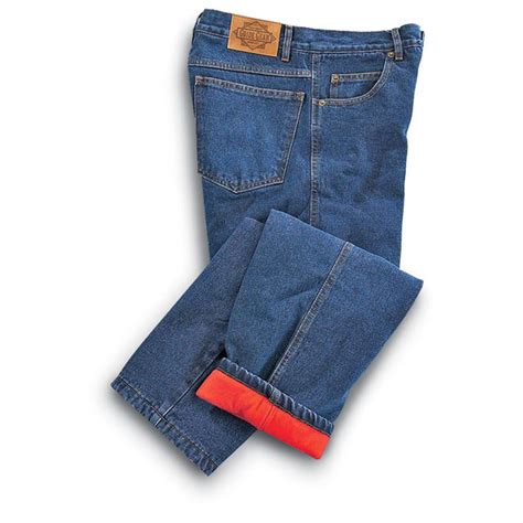 Inseam Guide Gear Thinsulate Insulation Jeans Denim