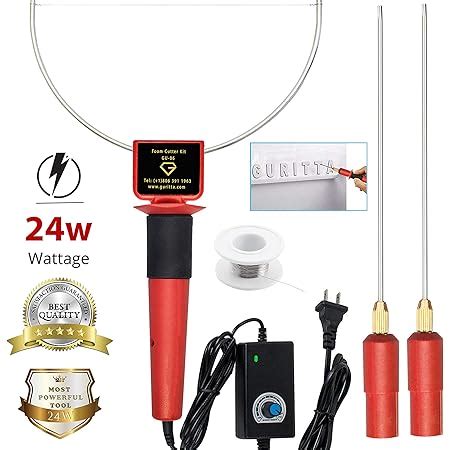 Amazon ROMECH Foam Cutter Pro Electric Hot Knife W Styrofoam Cutting Tool Kit With