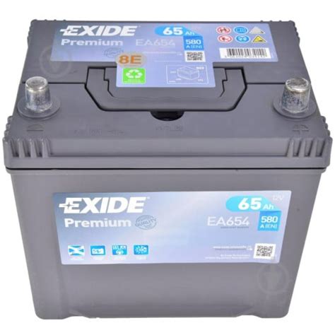 ᐉ Акумулятор автомобільний EXIDE Premium 65Ah 580A 12V праворуч