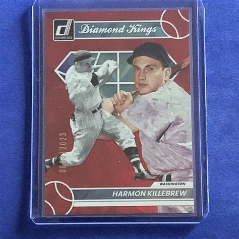 Harmon Killebrew Donruss Diamond Kings Holo Red