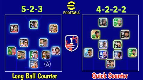 5 2 3 Long Ball Counter Vs 4 2 2 2 Quick Counter Formation Which Is