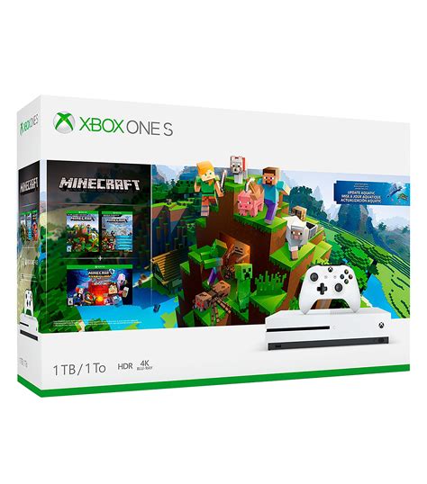 Xbox Consola Xbox One S 1 Tb Paquete Minecraft El Palacio De Hierro