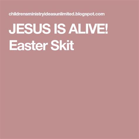 Free Printable Easter Skits For Church - Printable Word Searches