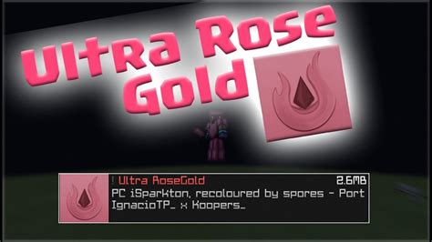 Ultra Rose Gold 16x Texture Pack Review Minecraft Pe 016x And 1x