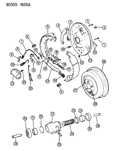 Dodge Dakota Brakes Rear Mopar Parts Giant