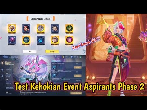 Ronde Gacha Tiket Event Aspirants United Auto Dapat Banyak Skin