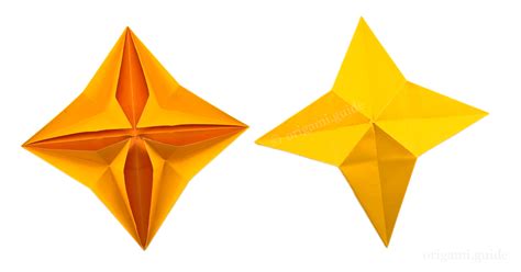 How To Make An Easy Origami 4 Point Star Origami Guide Part 2