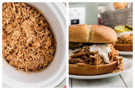 Slow Cooker Nashville Hot Chicken Sandwiches Shredded The Magical Slow Cooker