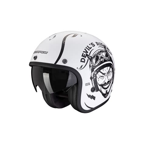 Casque Scorpion Belfast Evo Romeo Blanc