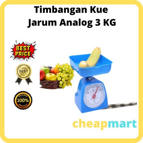 Jual Timbangan Kue Serbaguna Kitchen Scale Analog Jarum Manual