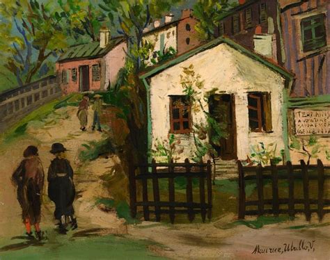 Maquis Montmartre Maurice Utrillo Ca Montmartre Post