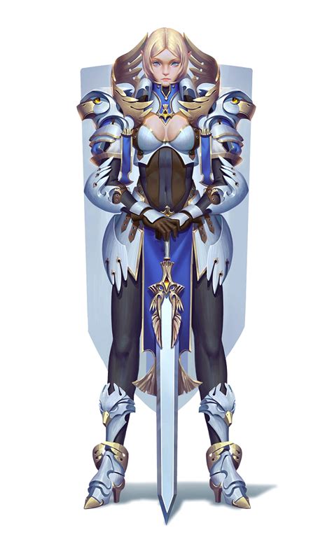 Female Half Elf Paladin Knight Pathfinder Pfrpg Dnd D D D Fantasy