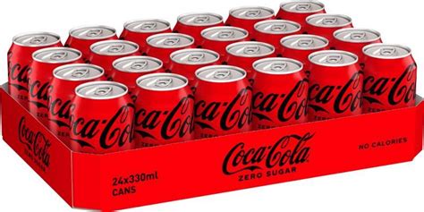 Coca Cola Zero Sugar Blikjes Tray 24 X 33cl Bol