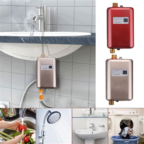 110v220v Mini Electric Tankless Instant Hot Water Heater Kitchen