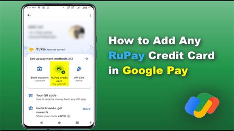 How To Add Rupay Credit Card On Google Pay Youtube