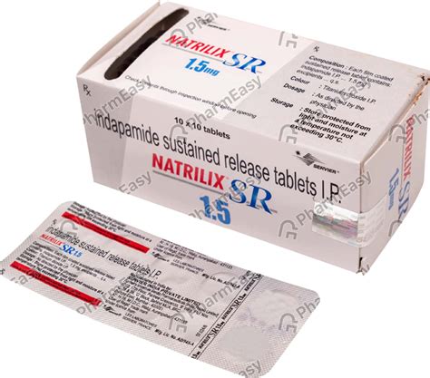 Natrilix Sr Mg Tablet Uses Side Effects Price Dosage