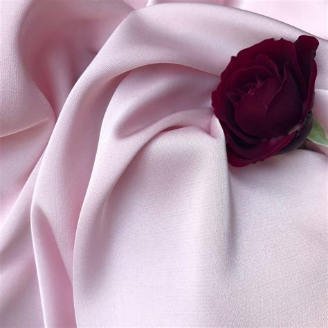 Light Pink Silk Satin Fabric By The Yard Silk Fabric For Etsy Australia