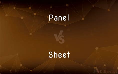 Panel Vs Sheet — Whats The Difference