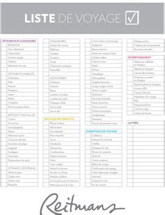 Meilleures Id Es Sur Liste Voyage Liste De Vacances Check List