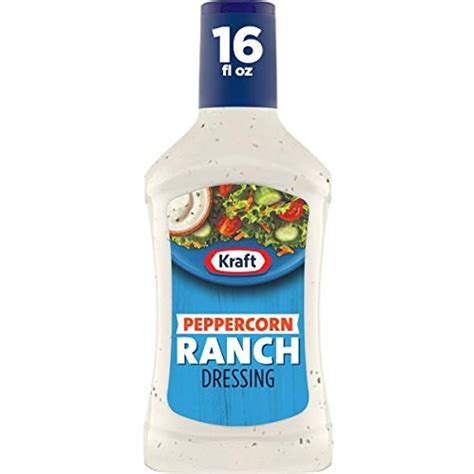 Kraft Peppercorn Ranch Salad Dressing 16 Fl Oz Bottles Pack Of 6