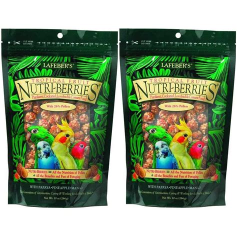 Lafeber Tropical Fruit Nutri Berries Parrot Food Pet Supplies Online Sale