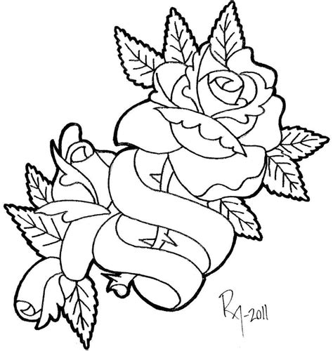 Graffiti Rose Drawing | Free download on ClipArtMag