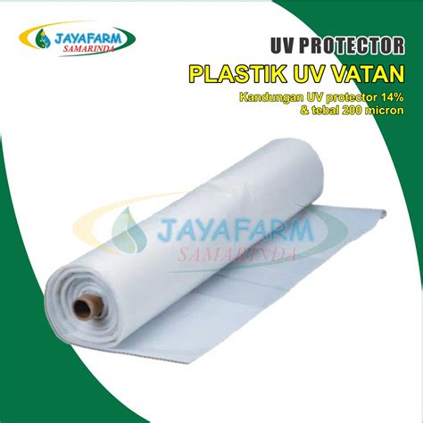 Jual Plastik Uv Vatan 14 Tebal 200 Micron 4 Ukuran Meter Shopee Indonesia