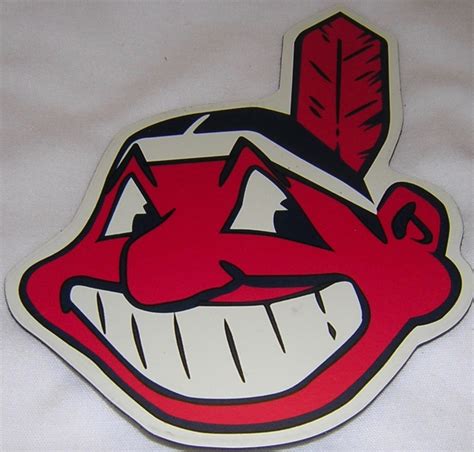 Cleveland Indians Chief Wahoo Car Magnet – GPS Sports Gallery