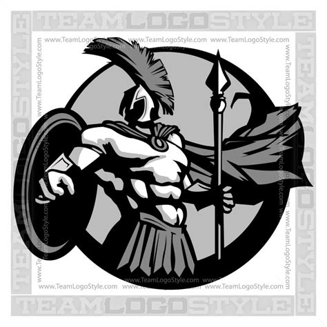 Trojans Team Logo - Vector Clipart Trojan