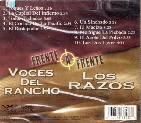 Dueto Voces Del Rancho Los Razos Frente A Frente Cd New Sealed