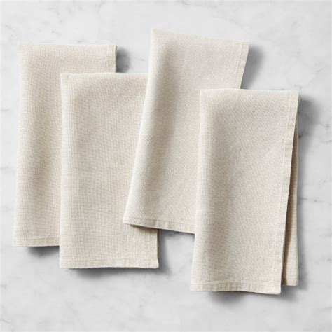 Italian Washed Linen Napkins Set Of 4 Williams Sonoma