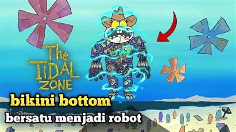 Detik Detik Warga Bikini Bottom Menjadi Robot Raksasa Alur Cerita