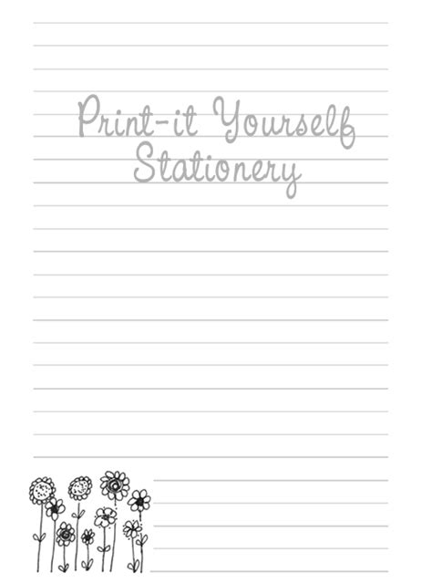 Cute Printable Note Paper